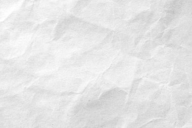 Beyaz buruşmuş kağıt doku arka planı. Resmi kapat..