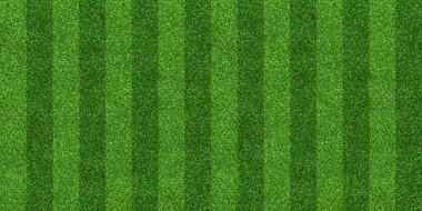 Futbol ve futbol spor için yeşil çim alan arka plan. Yeşil çim desen ve doku arka plan. Yakın çekim yansıma.