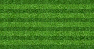 Futbol ve futbol spor için yeşil çim alan arka plan. Yeşil çim desen ve doku arka plan. Yakın çekim yansıma.