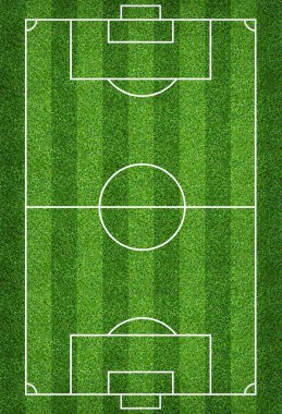 Futbol sahası veya futbol sahası arka plan için. Yeşil çim mahkeme için spor oyunu oluşturmak.