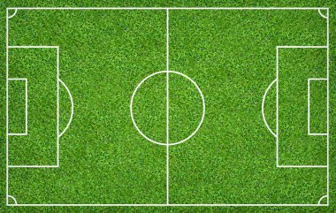 Futbol sahası veya futbol sahası arka plan için. Yeşil çim mahkeme için spor oyunu oluşturmak.