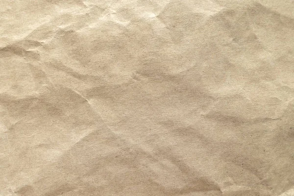 Brown Crumpled Paper Texture Background — Stock Photo, Image