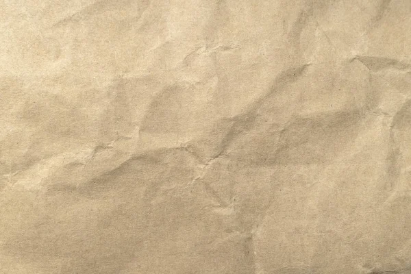 Brown Crumpled Paper Texture Background — Stock Photo, Image