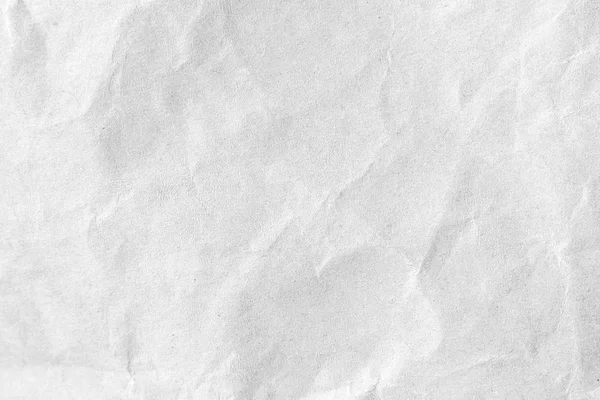 Bianco Accartocciato Sfondo Carta Texture Immagine Del Primo Piano — Foto Stock