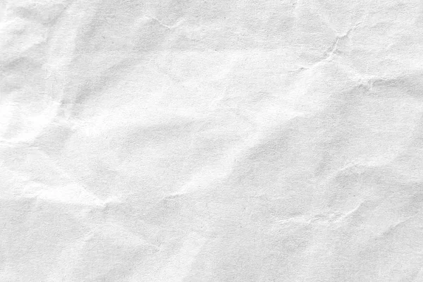 Fondo Textura Papel Blanco Arrugado Imagen Primer Plano —  Fotos de Stock