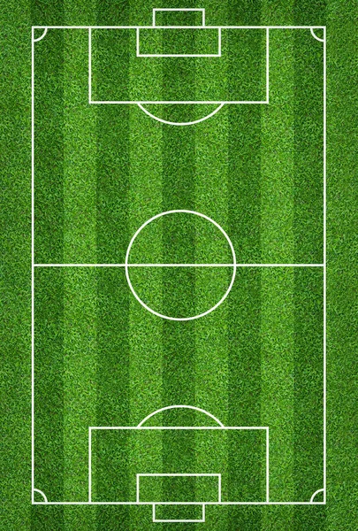 Campo Fútbol Campo Fútbol Fondo Césped Verde Para Crear Deporte — Foto de Stock