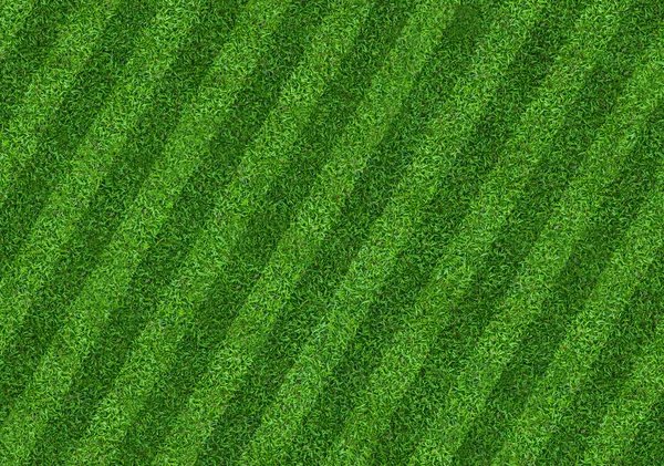 足球和足球运动的绿草场背景 绿色草坪图案和纹理背景 特写镜头 — 图库照片