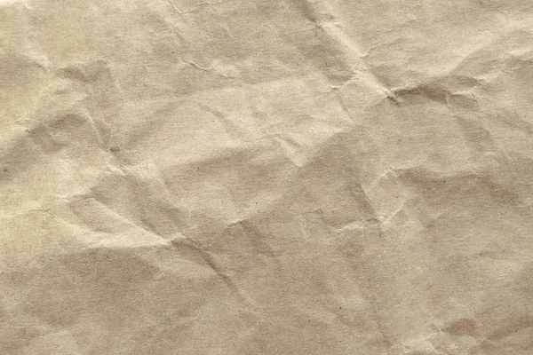 Brown Crumpled Paper Texture Background — Stock Photo, Image