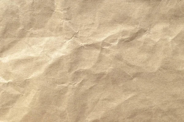 Brown Crumpled Paper Texture Background — Stock Photo, Image