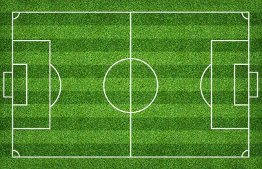 Futbol sahası veya futbol sahası arka plan için. Yeşil çim mahkeme için spor oyunu oluşturmak.