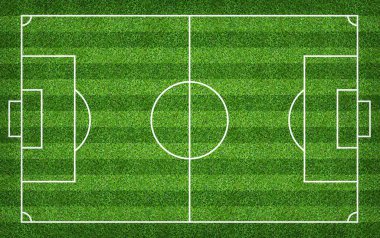 Futbol sahası veya futbol sahası arka plan için. Yeşil çim mahkeme için spor oyunu oluşturmak.