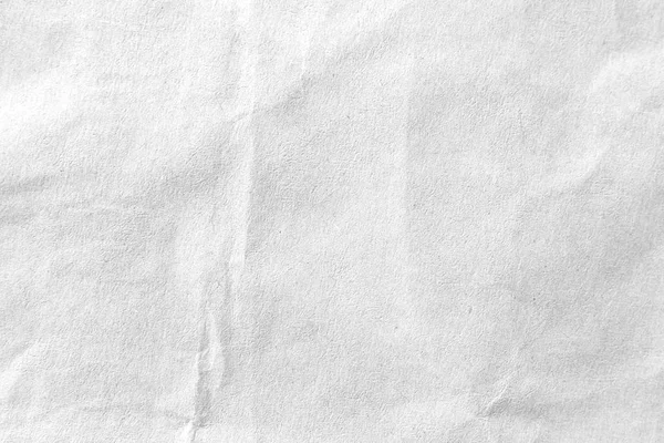 Bianco Accartocciato Sfondo Carta Texture Immagine Del Primo Piano — Foto Stock