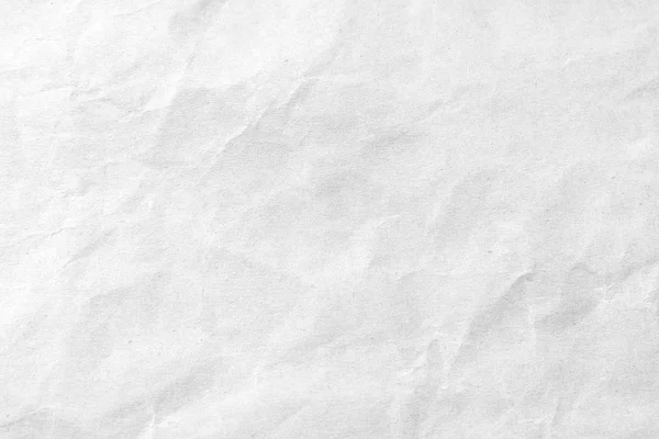 Bianco Accartocciato Sfondo Carta Texture Immagine Del Primo Piano — Foto Stock