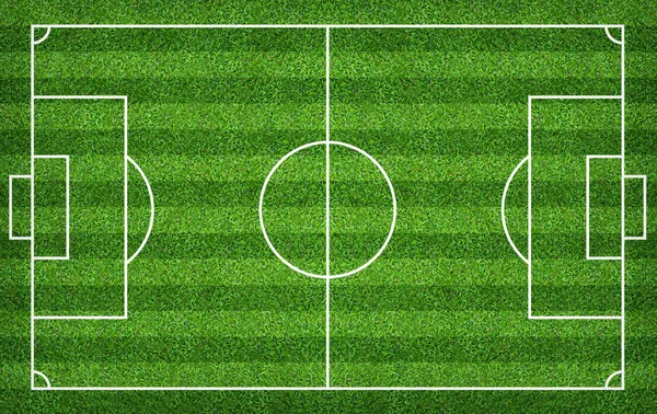 Football Field Soccer Field Background Green Lawn Court Create Sport — Stock Photo, Image