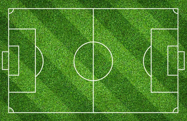 Campo Fútbol Campo Fútbol Fondo Césped Verde Para Crear Deporte — Foto de Stock