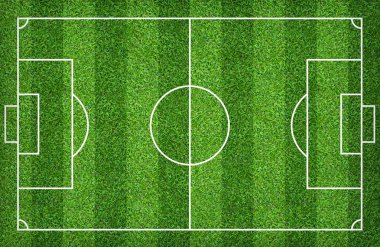 Futbol sahası veya futbol sahası arka plan için. Yeşil çim mahkeme için spor oyunu oluşturmak.