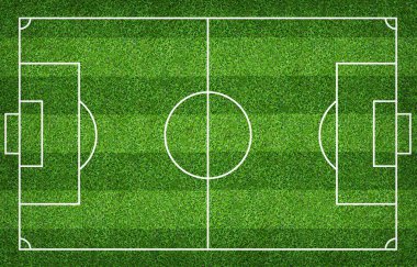 Futbol sahası veya futbol sahası arka plan için. Yeşil çim mahkeme için spor oyunu oluşturmak.