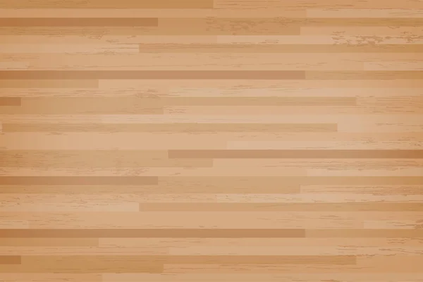 Parke akçaağaç basketbol mahkeme kat yukarıdan izlendi. Ahşap zemin desen ve doku. Vektör çizim.
