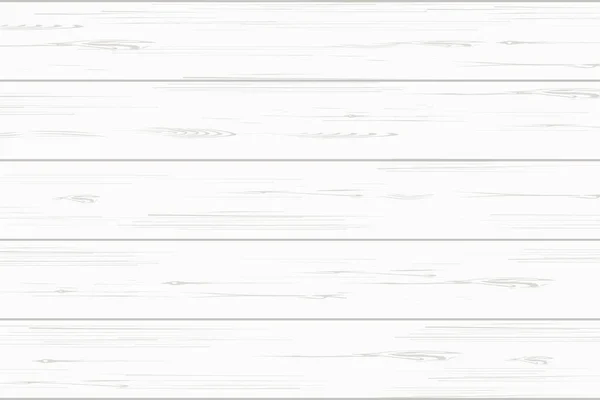 Bílé Dřevěné Prkenné Textury Pro Pozadí Vektorové Ilustrace — Stockový vektor