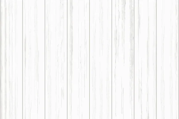 Weiße Holzplanke Textur Für Hintergrund Vektorillustration — Stockvektor