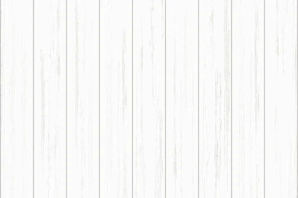 Witte Houten Plank Patroon Voor Achtergrond Vectorillustratie — Stockvector
