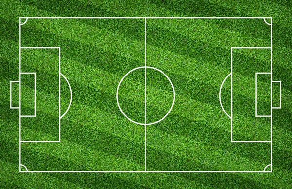 Futbol sahası veya futbol sahası arka plan için. Yeşil çim mahkeme 