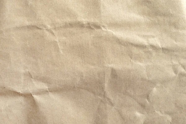 Brown crumpled paper texture background. — Stock Photo, Image
