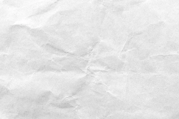 Bianco accartocciato sfondo carta texture. Primo piano . — Foto Stock