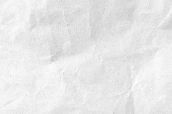 White crumpled paper texture background. Close-up. — Stock Photo, Image