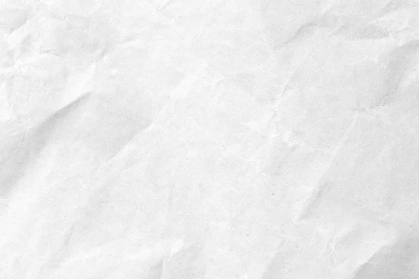 Bianco accartocciato sfondo carta texture. Primo piano . — Foto Stock