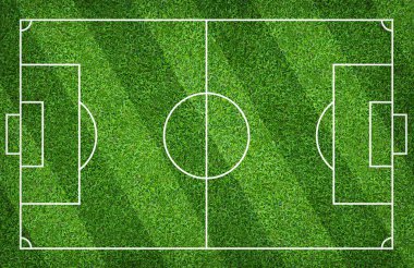 Futbol sahası veya futbol sahası arka plan için. Yeşil çim mahkeme 