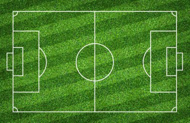 Futbol sahası veya futbol sahası arka plan için. Yeşil çim mahkeme 