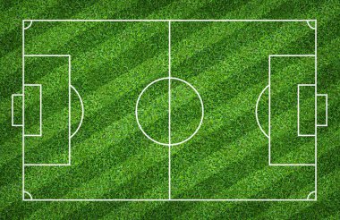 Futbol sahası veya futbol sahası arka plan için. Yeşil çim mahkeme 