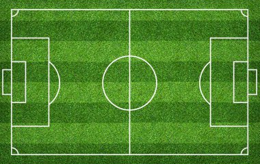 Futbol sahası veya futbol sahası arka plan için. Yeşil çim mahkeme 