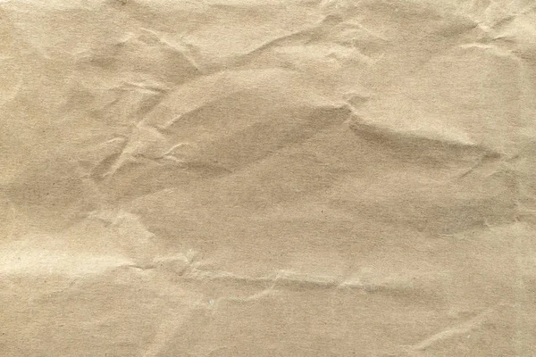 Brown crumpled paper texture background. — Stock Photo, Image