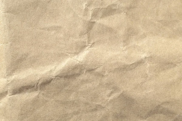 Brązowy zmięty papier tekstura tło. — Zdjęcie stockowe