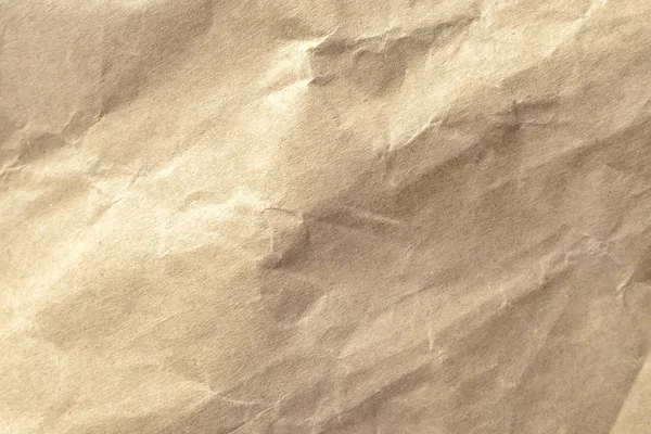 Brown crumpled paper texture background. — Stock Photo, Image