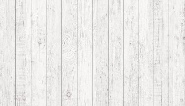 Beyaz ahşap desen ve arka plan için doku. Yakın plan..