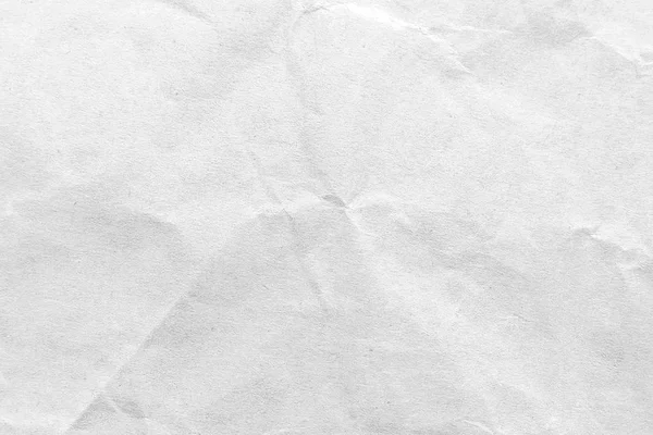 Bianco accartocciato sfondo carta texture. Primo piano . — Foto Stock