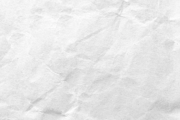 Bianco accartocciato sfondo carta texture. Primo piano . — Foto Stock