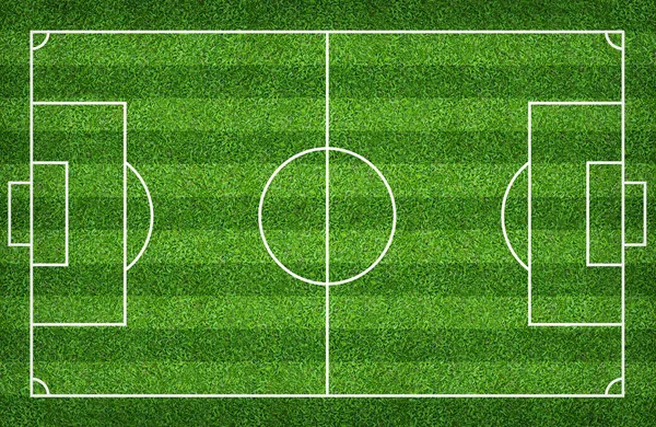 축구장 또는 배경에 대 한 축구장입니다. 녹색 잔디 코트 — 스톡 사진