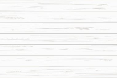 Beyaz ahşap tahta doku arka plan için. Vektör.