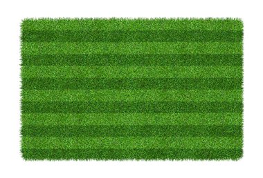 Futbol ve futbol spor için yeşil çim doku arka plan. Yeşil çim alan desen ve izole kırpma yolu ile beyaz arka plan üzerinde doku.
