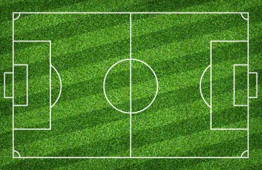 Futbol sahası veya futbol sahası arka plan için. Yeşil çim mahkeme 