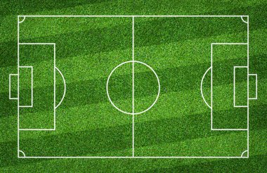Futbol sahası veya futbol sahası arka plan için. Yeşil çim mahkeme 