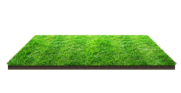 Białym Ścieżką Przycinającą Tle Pole Trawa Zielona Boisko Sportowe Latem — Zdjęcie stockowe