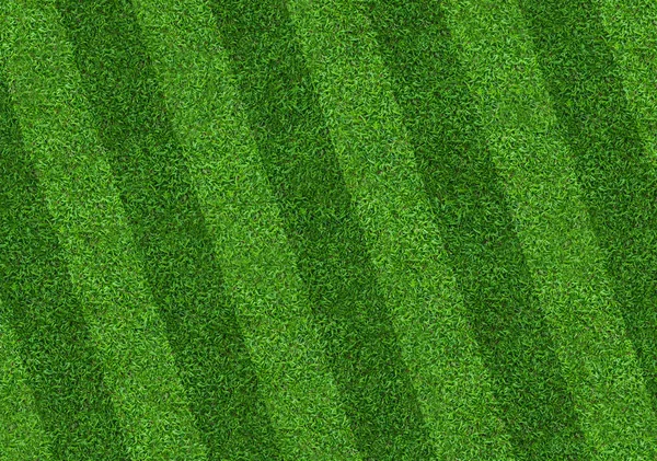 Green grass soccer field background with abstract pattern. — Stock Photo, Image