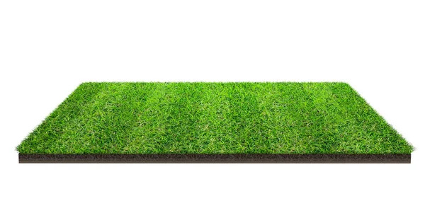 Białym Ścieżką Przycinającą Tle Pole Trawa Zielona Boisko Sportowe Latem — Zdjęcie stockowe