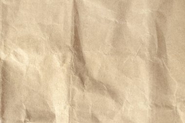 kahverengi buruşuk kağıt doku arka plan.