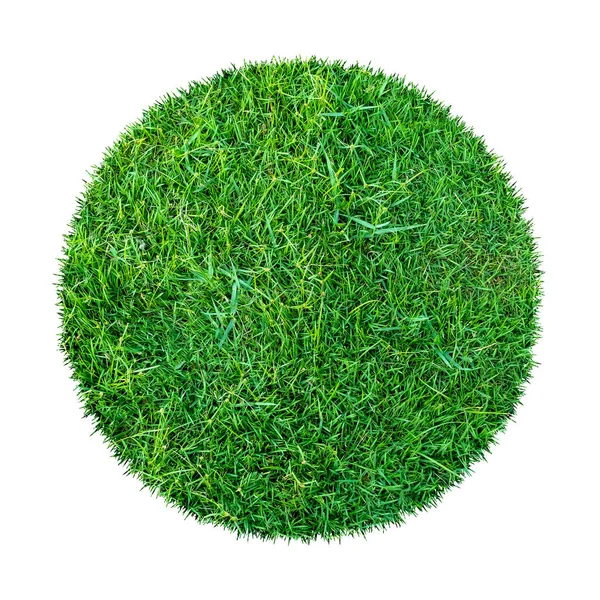 Texture Abstraite Herbe Verte Pour Fond Cercle Motif Herbe Verte — Photo